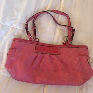 PINK COACH PURSE